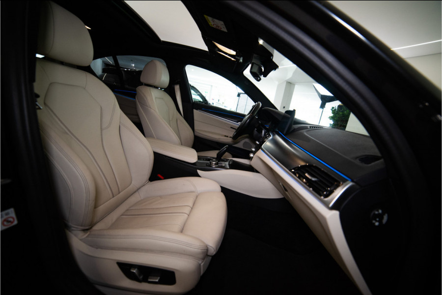 BMW 5 Serie 530e High Executive M-Sport 300PK | Laser | Pano | Leder | Sfeer | 12 MND Garantie