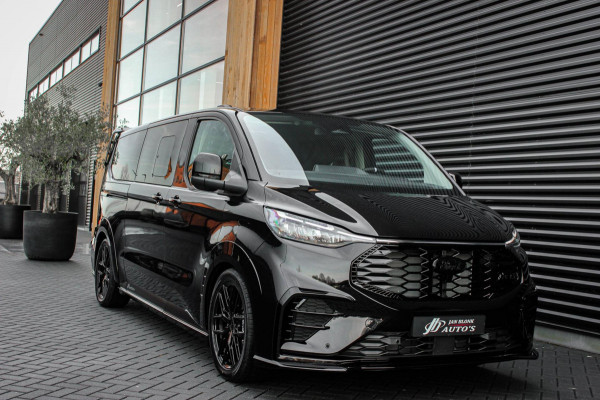 Ford Transit Custom 320 2.0 TDCI L2H1 MS-RT DC AWD DUBBEL CABINE BPM VRIJ / KUIPSTOELEN / DIRECT RIJDEN / NAVIGATIE / FULL BLACK