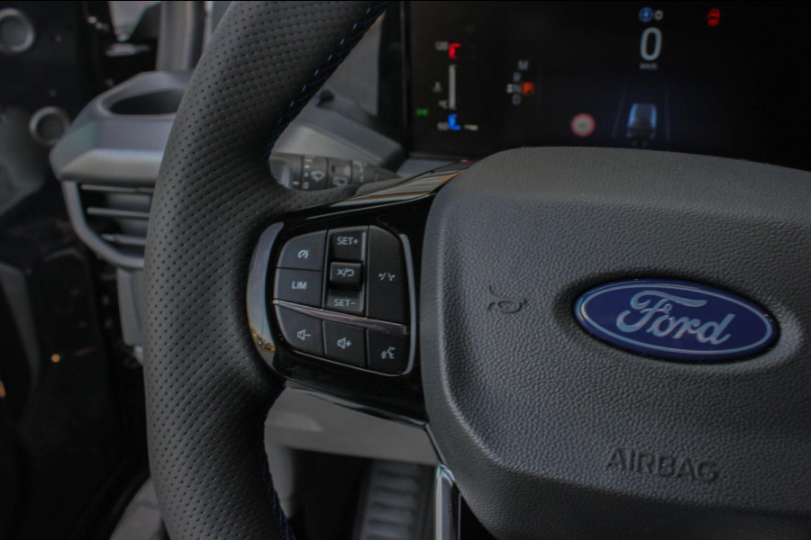 Ford Transit Custom 320 2.0 TDCI L2H1 MS-RT DC AWD DUBBEL CABINE BPM VRIJ / KUIPSTOELEN / DIRECT RIJDEN / NAVIGATIE / FULL BLACK