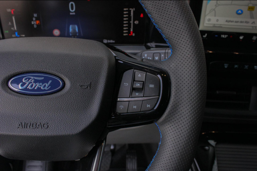 Ford Transit Custom 320 2.0 TDCI L2H1 MS-RT DC AWD DUBBEL CABINE BPM VRIJ / KUIPSTOELEN / DIRECT RIJDEN / NAVIGATIE / FULL BLACK