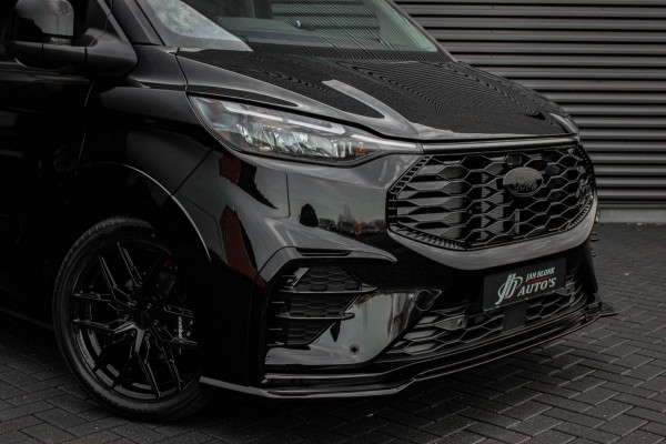 Ford Transit Custom 320 2.0 TDCI L2H1 MS-RT DC AWD DUBBEL CABINE BPM VRIJ / KUIPSTOELEN / DIRECT RIJDEN / NAVIGATIE / FULL BLACK