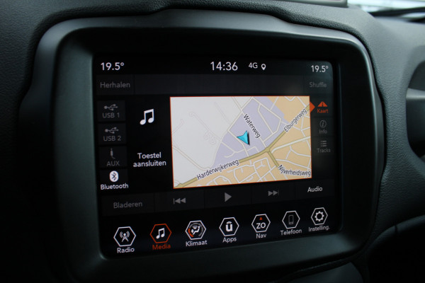 Jeep Renegade 4xe 190 Plug-in Hybrid Electric Limited | BLIS | Leder | Adaptieve Cruis | Navigatie | Camera