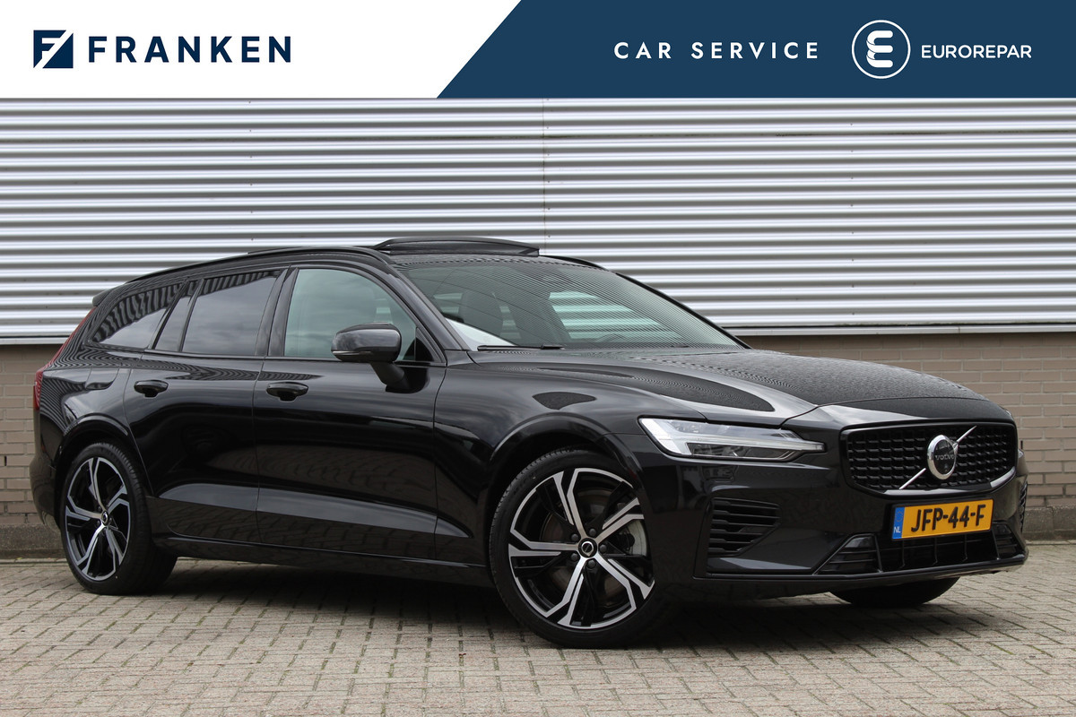Volvo V60 2.0 T6 Plug-in hybrid AWD Plus Dark | Panoramadak | Trekhaak | H&K | BLIS | 360 Camera | Winterpack