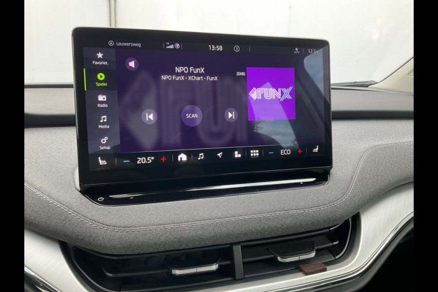 Škoda ENYAQ iV 80 Trekhaak Stoel/Stuurverw Carplay Warmtepomp Trekhaak 100% Elektrisch NL-Auto!