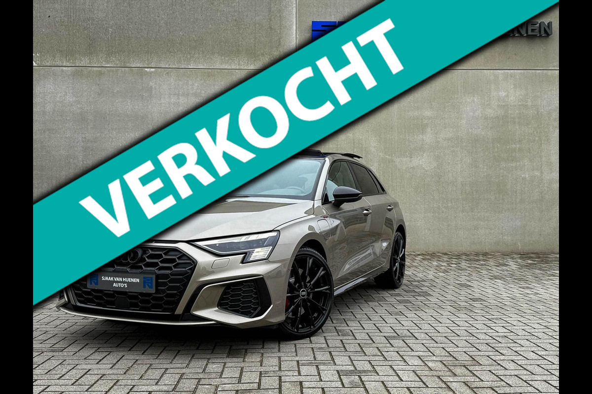 Audi A3 Sportback 45TFSI e PHEV S Edition S line Competition 245pk S-Tronic! 1e|Panoramadak|Virtual Cockpit|Supersport Kuipstoelen