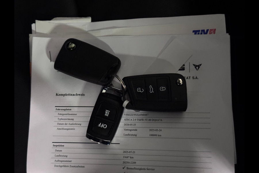 Seat Ateca 2.0 TSI FR 4DRIVE FR BLACK | PANO | KEYLESS | LEDER | LED