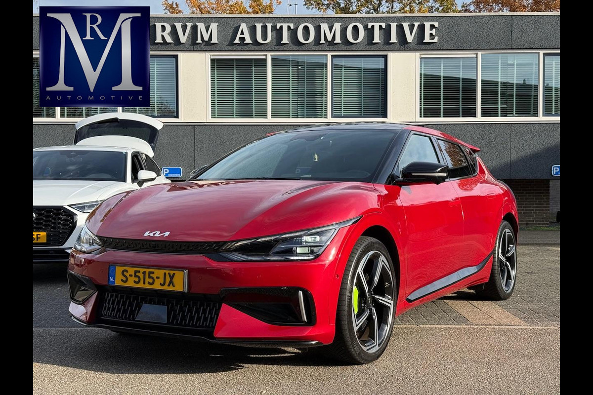 Kia Ev6 GT AWD 77.4 kWh 585PK!| PANO | KIA GARANTIE T/M 2029 | STOEL/STUUR VERW. | 360 CAMERA| ELEK. ACHTERKLEP| HEAD-UP| MERIDIAN AUDIO|