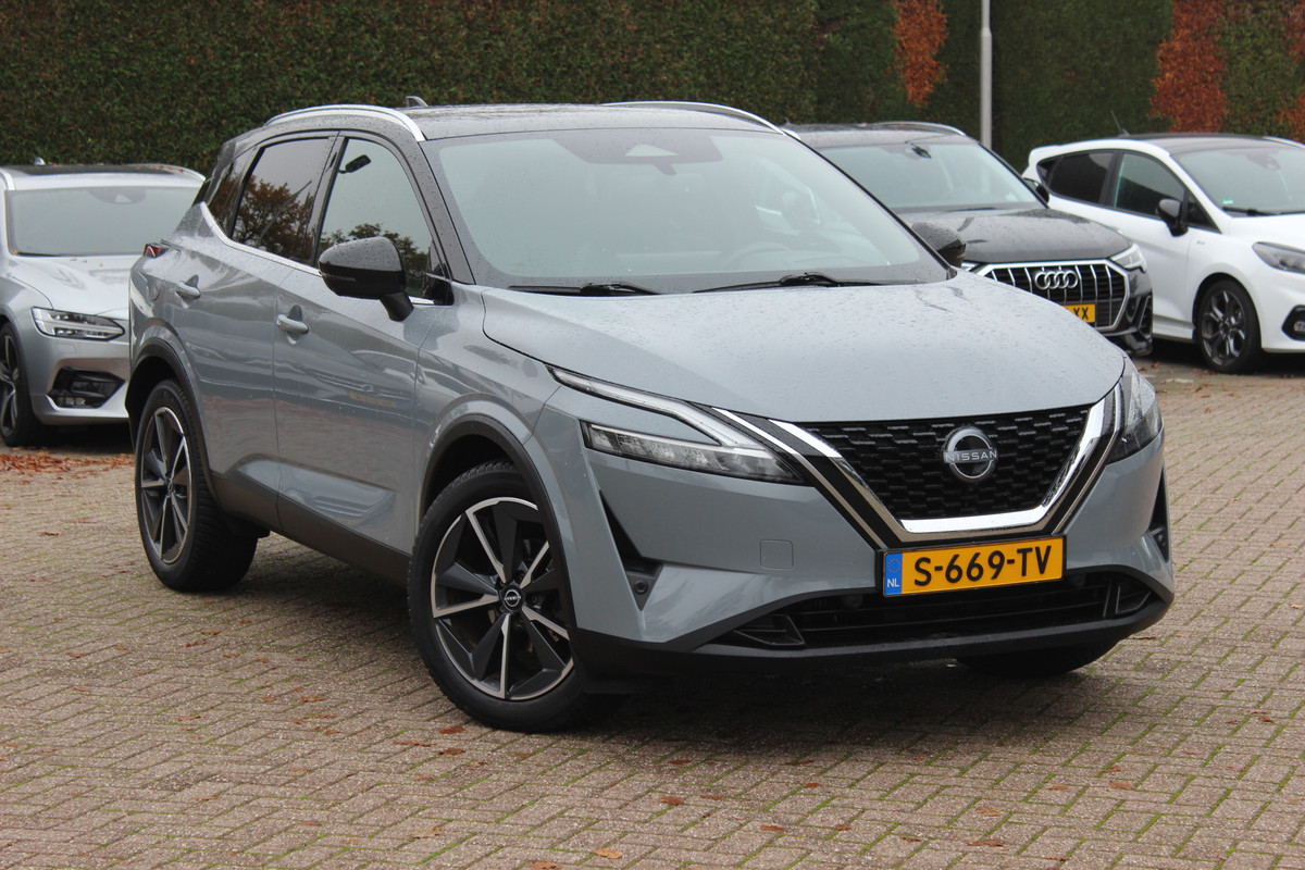Nissan QASHQAI 1.3 MHEV Tekna / Panoramadak / 360Camera / Head-up / Half leder / Matrix LED / 19'' / Stoelverwarming / DAB / ACC