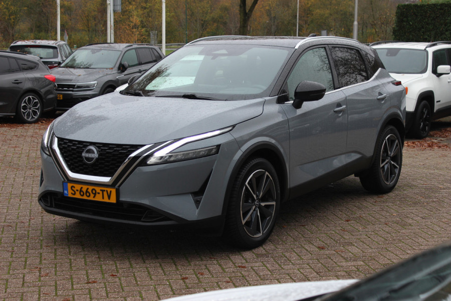 Nissan QASHQAI 1.3 MHEV Tekna / Panoramadak / 360Camera / Head-up / Half leder / Matrix LED / 19'' / Stoelverwarming / DAB / ACC