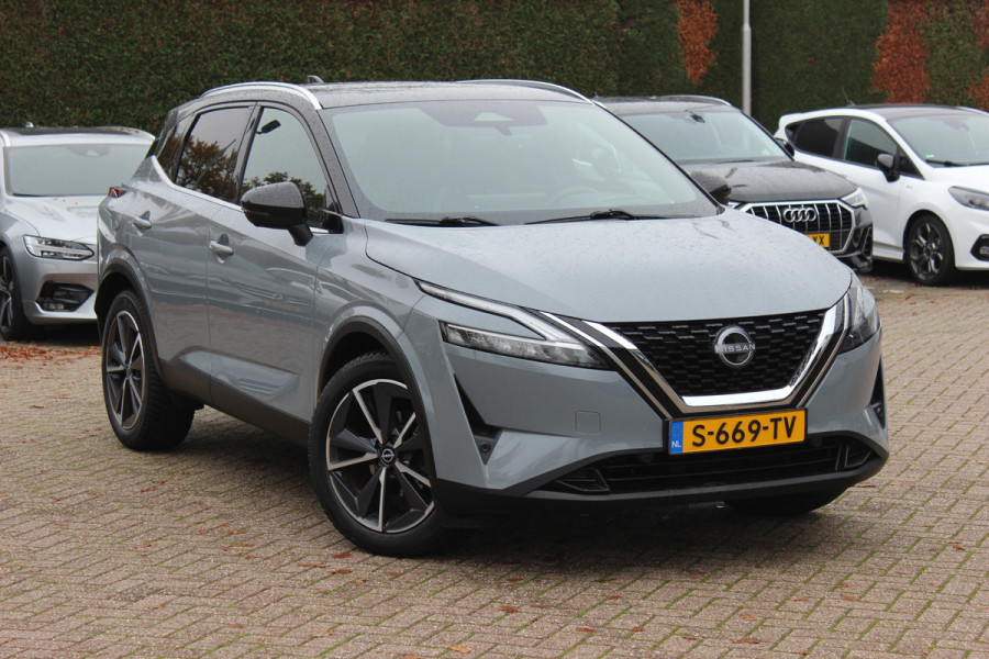 Nissan QASHQAI 1.3 MHEV Tekna / Panoramadak / 360Camera / Head-up / Half leder / Matrix LED / 19'' / Stoelverwarming / DAB / ACC