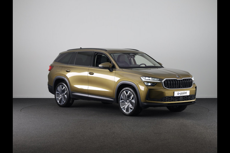 Škoda Kodiaq 1.5 TSI PHEV Business Edition 204 pk Automaat (DSG) | Verlengde garantie | Navigatie | Trekhaak (wegklapbaar) | Parkeersensoren | Achteruitrijcamera | Lederen bekleding | Stoelverwarming v/a |