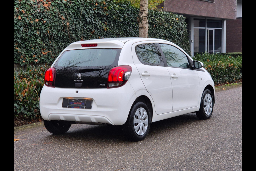 Peugeot 108 12mnd GARANTIE Automaat NL NAP Flippers Bluetooth USB AUX Sport Wit Dealeronderhouden APK tot 7-2027 1.0 e-VTi Active
