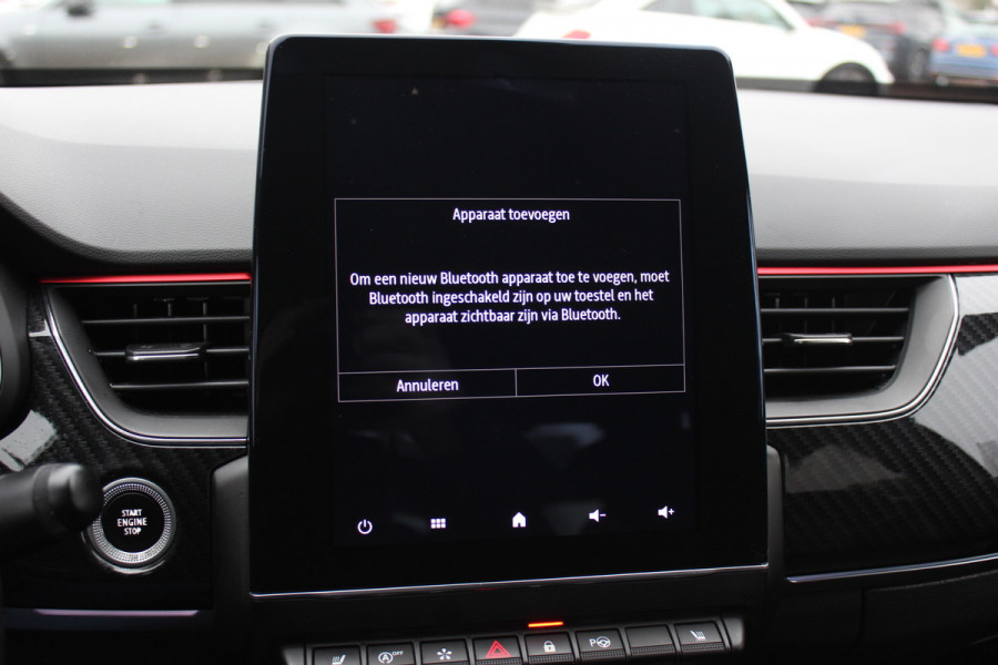 Renault Arkana 1.3 TCe 140 R.S. Line / Camera / Leder / 18'' / Bose / Keyless / Sfeerverlichting / Navigatie / Dodehoek / DAB / ACC / Stoelverwarming