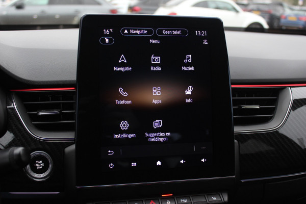 Renault Arkana 1.3 TCe 140 R.S. Line / Camera / Leder / 18'' / Bose / Keyless / Sfeerverlichting / Navigatie / Dodehoek / DAB / ACC / Stoelverwarming