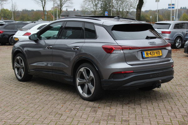 Audi Q4 e-tron 35 Launch edition Advanced Plus 55 kWh / SoH 93%  / Trekhaak / Panoramadak / Camera / Navigatie / 19'' / Matrix LED / Stoelverwarming / Warmtepomp / DAB / ACC