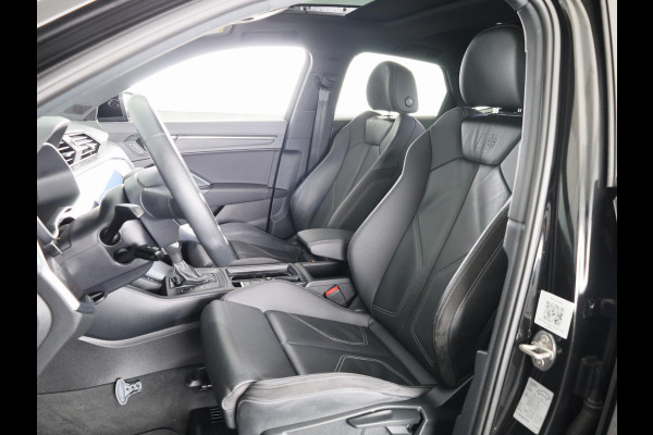 Audi Q3 Sportback 35 TFSI S Edition 150 pk S-tronic | Navigatie | Schuifdak | Parkeersensoren | Lichtmetalen velgen 20" | B&O Soundsystem | Lederen bekleding | S-Line |
