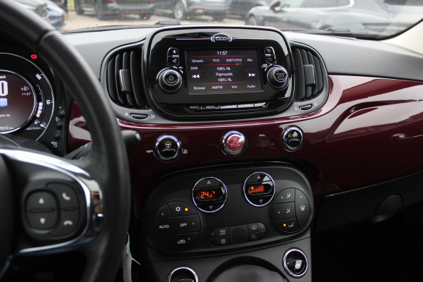 Fiat 500 1.2 Lounge / Panoramadak / Navigatie / Parkeerhulp achter / 15'' / Cruise Control / Xenon / Climate Control