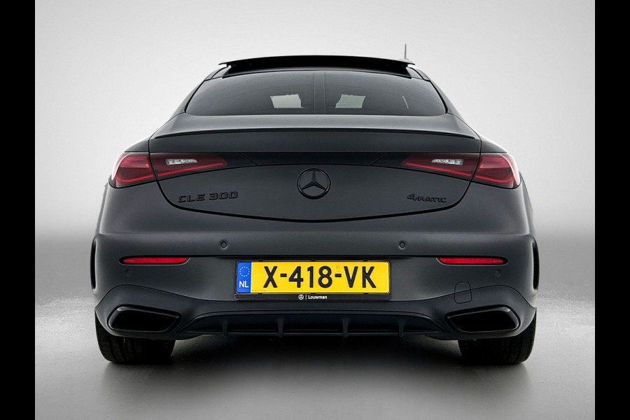 Mercedes-Benz CLE Coupé 300 4MATIC AMG-Line | Night pack | Panorama schuifdak | Rijassistentie pack | Burmester Sound | Leder | Premium Plus pack Inclusief 24 maanden MB Certified garantie voor Europa.