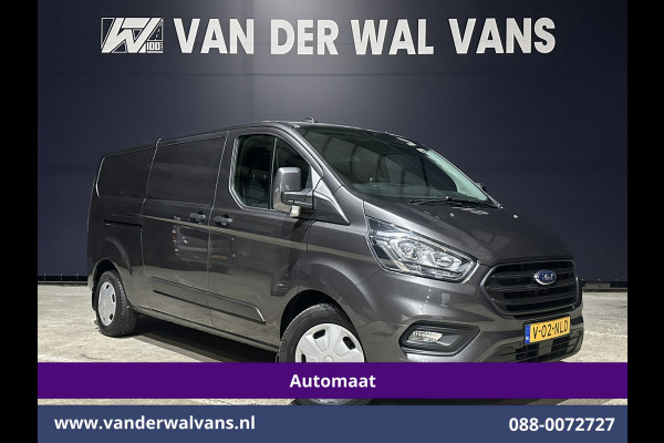 Ford Transit Custom 2.0 TDCI 131pk Automaat L2H1 Euro6 Airco | Apple Carplay | Cruisecontrol | LED | Cruisecontrol Android Auto, Verwarmde voorruit, Parkeersensoren, Bijrijdersbank