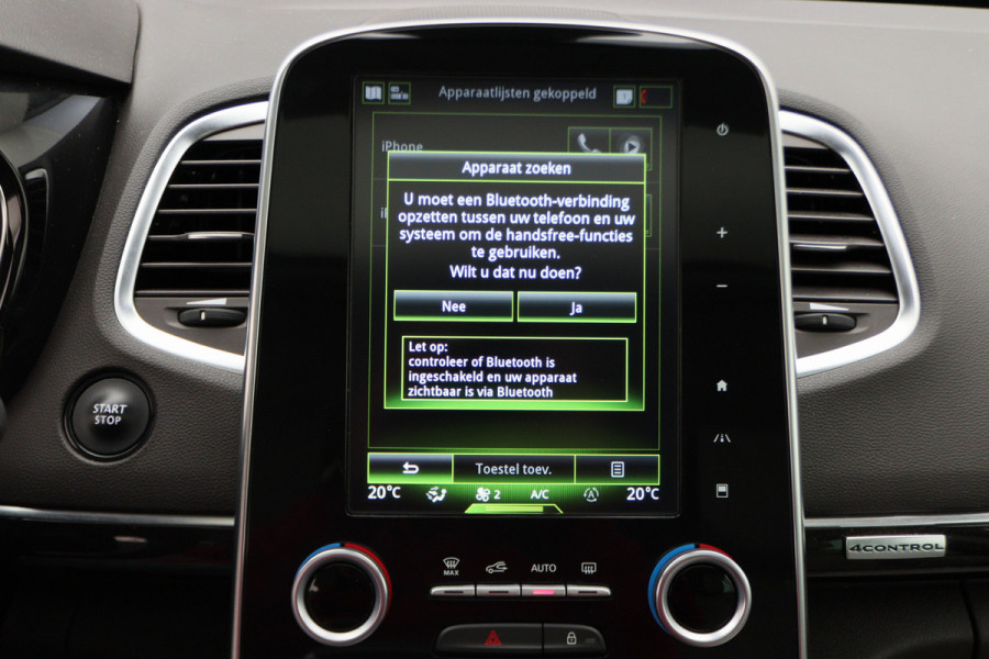 Renault Espace 1.8 TCe Limousin 7p. Verwarmde Voorruit, Camera, Apple Carplay, Cruise, LED, DAB, PDC, 19''