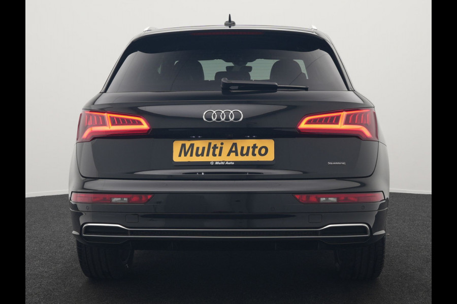 Audi Q5 50 TFSI e quattro S Line Plug In Hybrid 300pk Dealer O.H PHEV | Camera | Keyless | Sportstoelen Verwarmd | S Sportstuur | Navigatie Plus | Apple Carplay | Virtual | DAB | 20"L.M |