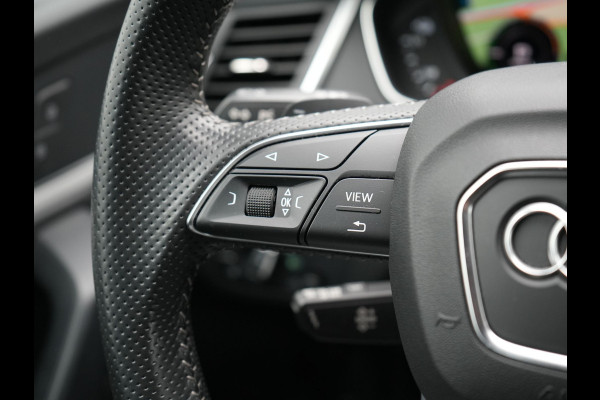 Audi Q5 50 TFSI e quattro S Line Plug In Hybrid 300pk Dealer O.H PHEV | Camera | Keyless | Sportstoelen Verwarmd | S Sportstuur | Navigatie Plus | Apple Carplay | Virtual | DAB | 20"L.M |