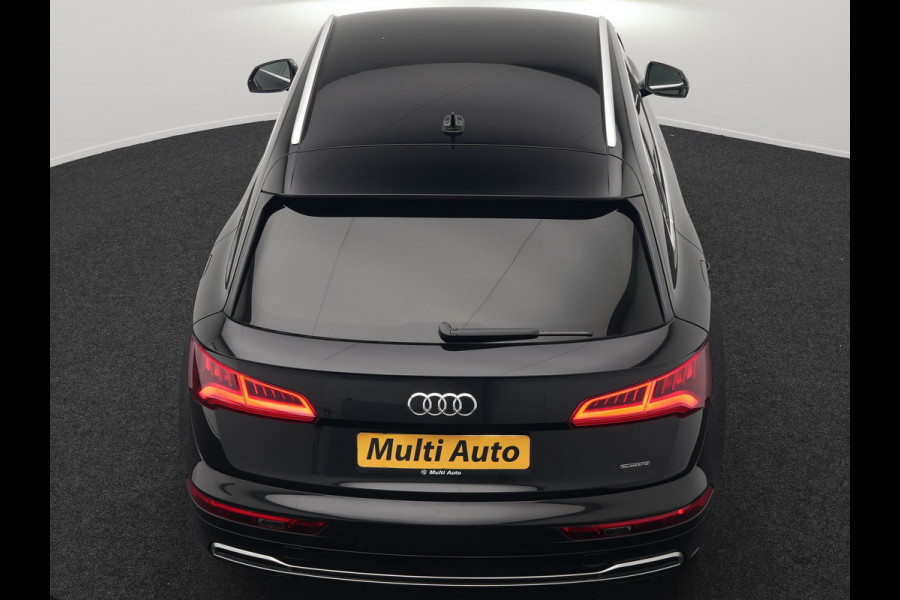 Audi Q5 50 TFSI e quattro S Line Plug In Hybrid 300pk Dealer O.H PHEV | Camera | Keyless | Sportstoelen Verwarmd | S Sportstuur | Navigatie Plus | Apple Carplay | Virtual | DAB | 20"L.M |