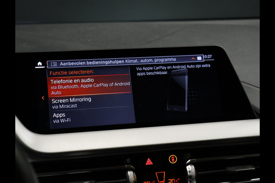 BMW 1-serie 118i Executive Edition [APPLE CARPLAY, ANDROID AUTO, PDC V+A, CRUISE CONTROL, AUTOMATISCHE AIRCO, NAVIGATIE, NIEUWSTAAT]