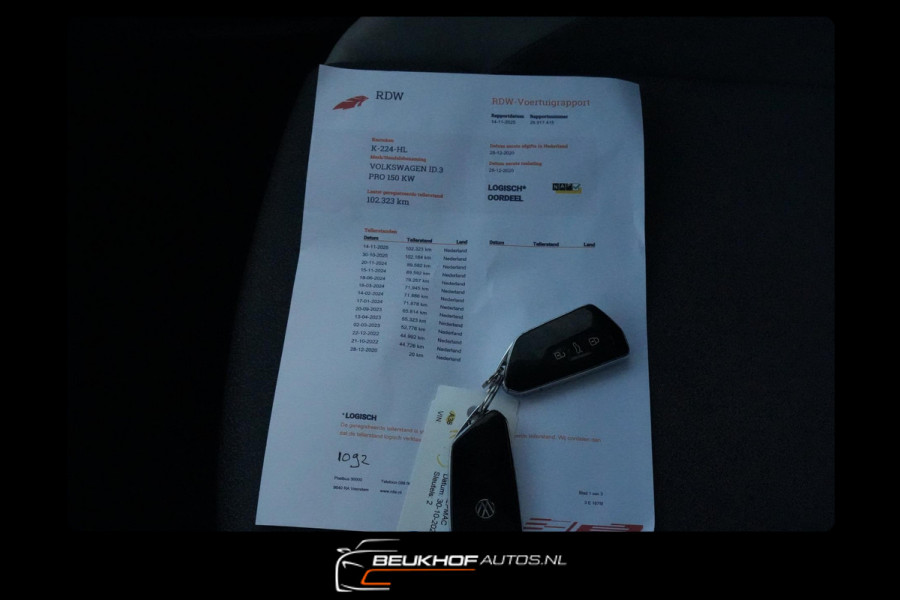 Volkswagen ID.3 First Max 58 kWh Soh 93% Panorama Headup Cam