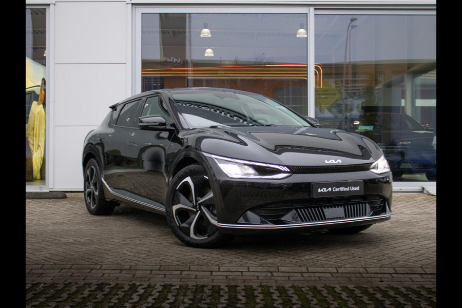 Kia Ev6 Plus AWD 77.4 kWh | SOH 100% | Nederlandse dealer onderhouden auto | Stoel en stuurverwarming | Geheugen bestuurderstoel |
