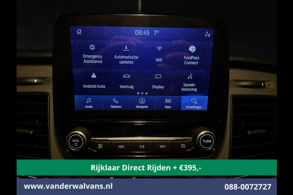 Ford Transit Custom 2.0 TDCI 130pk L2H1 Euro6 *Rijklaar Direct Rijden* Airco | Navigatie | LED | Cruisecontrol | 2800kg Trekhaak Android Auto, Verwarmde voorruit, Parkeersensoren, Bijrijdersbank