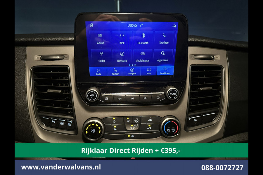 Ford Transit Custom 2.0 TDCI 130pk L2H1 Euro6 *Rijklaar Direct Rijden* Airco | Navigatie | LED | Cruisecontrol | 2800kg Trekhaak Android Auto, Verwarmde voorruit, Parkeersensoren, Bijrijdersbank
