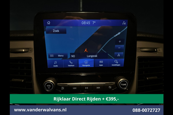 Ford Transit Custom 2.0 TDCI 130pk L2H1 Euro6 *Rijklaar Direct Rijden* Airco | Navigatie | LED | Cruisecontrol | 2800kg Trekhaak Android Auto, Verwarmde voorruit, Parkeersensoren, Bijrijdersbank