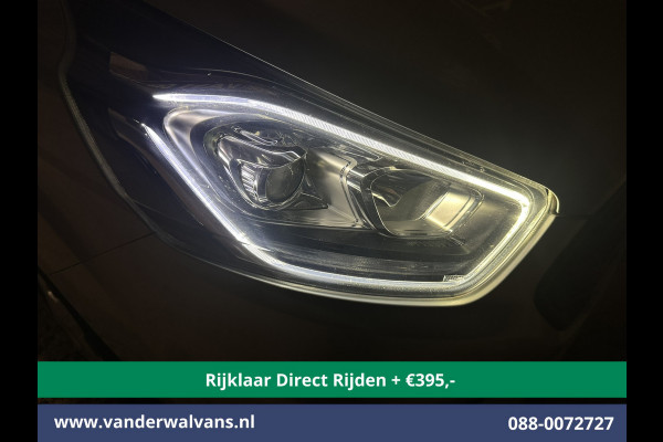 Ford Transit Custom 2.0 TDCI 130pk L2H1 Euro6 *Rijklaar Direct Rijden* Airco | Navigatie | LED | Cruisecontrol | 2800kg Trekhaak Android Auto, Verwarmde voorruit, Parkeersensoren, Bijrijdersbank