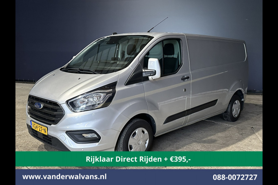 Ford Transit Custom 2.0 TDCI 130pk L2H1 Euro6 *Rijklaar Direct Rijden* Airco | Navigatie | LED | Cruisecontrol | 2800kg Trekhaak Android Auto, Verwarmde voorruit, Parkeersensoren, Bijrijdersbank