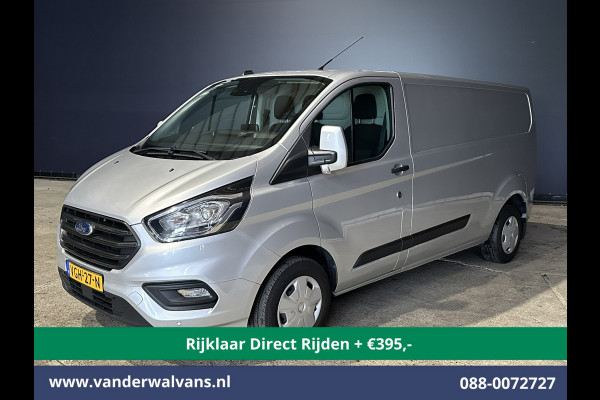 Ford Transit Custom 2.0 TDCI 130pk L2H1 Euro6 *Rijklaar Direct Rijden* Airco | Navigatie | LED | Cruisecontrol | 2800kg Trekhaak Android Auto, Verwarmde voorruit, Parkeersensoren, Bijrijdersbank