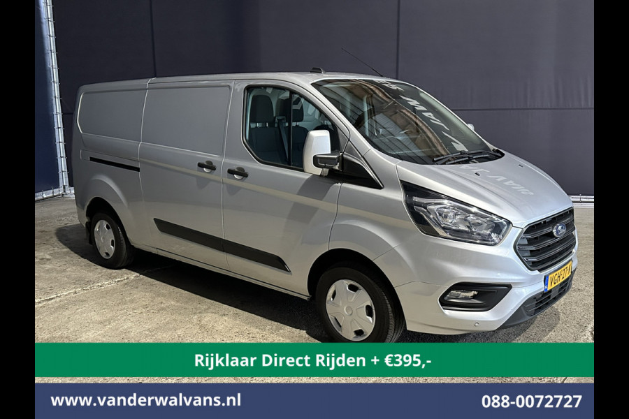 Ford Transit Custom 2.0 TDCI 130pk L2H1 Euro6 *Rijklaar Direct Rijden* Airco | Navigatie | LED | Cruisecontrol | 2800kg Trekhaak Android Auto, Verwarmde voorruit, Parkeersensoren, Bijrijdersbank