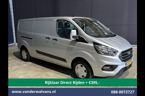 Ford Transit Custom 2.0 TDCI 130pk L2H1 Euro6 *Rijklaar Direct Rijden* Airco | Navigatie | LED | Cruisecontrol | 2800kg Trekhaak Android Auto, Verwarmde voorruit, Parkeersensoren, Bijrijdersbank