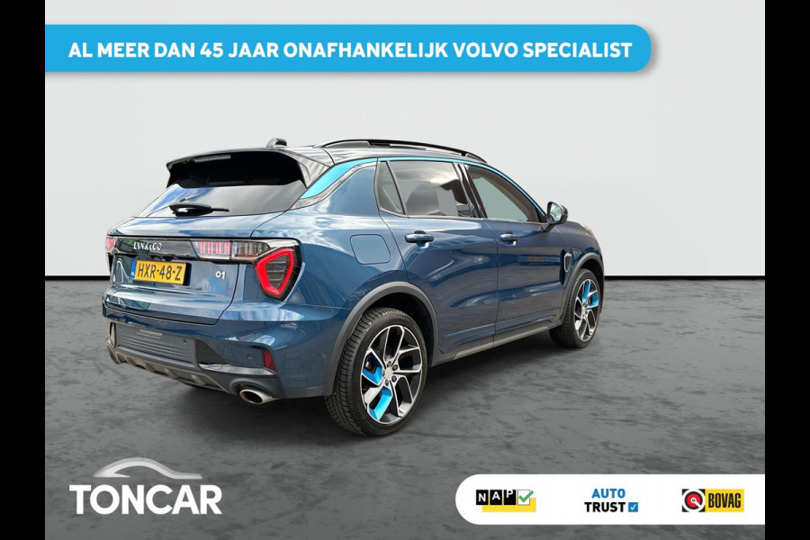 Lynk & Co 01 1.5 Plug in Hybrid 261pk | SkyRoof | 360° Camera | Climate Pack | Pilot Assist | Park Assist | Carplay Android auto