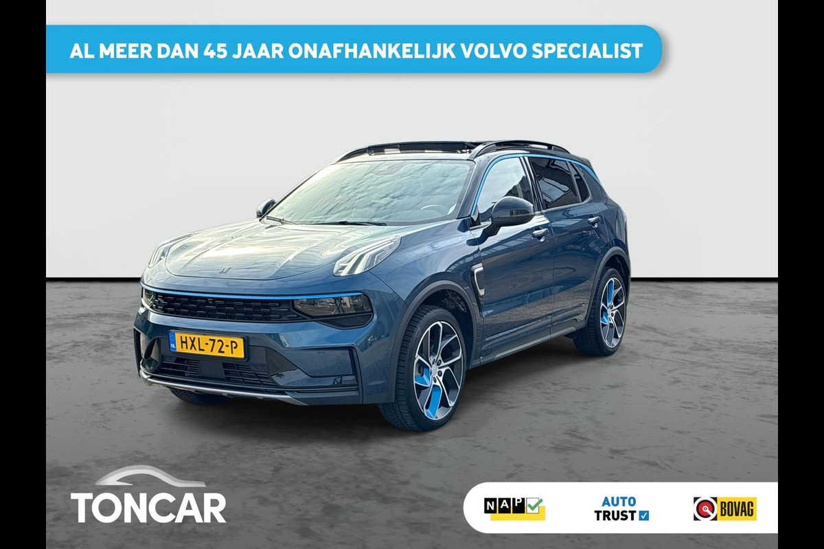 Lynk & Co 01 1.5 Plug in Hybrid 261pk | SkyRoof | 360° Camera | Climate Pack | Pilot Assist | Park Assist | Carplay Android auto