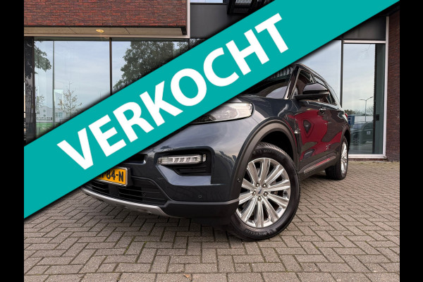 Ford Explorer 3.0 V6 EcoBoost PHEV Platium 7p - Automaat - Panodak - Leder - Navi - Trekhaak