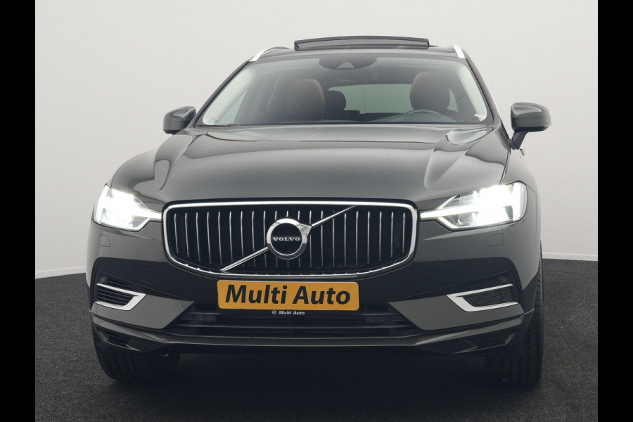 Volvo XC60 T8 Twin Engine AWD Inscription Plug In Hybrid 391pk Dealer O.H. PHEV | Trekhaak Af Fabriek | Panodak | Adaptive Cruise | Camera | Harman & Kardon | Lederen Sportstoelen Memory & Verwarmd | 19"L.M | Apple Carplay | Blis | Navigatie | DAB |