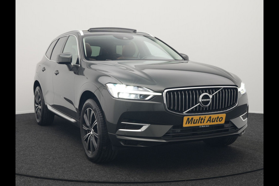 Volvo XC60 T8 Twin Engine AWD Inscription Plug In Hybrid 391pk Dealer O.H. PHEV | Trekhaak Af Fabriek | Panodak | Adaptive Cruise | Camera | Harman & Kardon | Lederen Sportstoelen Memory & Verwarmd | 19"L.M | Apple Carplay | Blis | Navigatie | DAB |