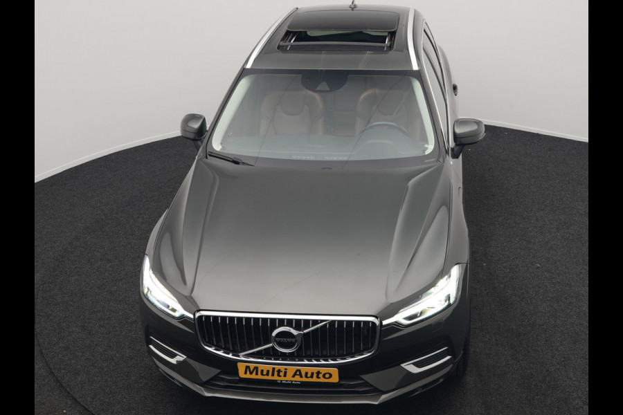 Volvo XC60 T8 Twin Engine AWD Inscription Plug In Hybrid 391pk Dealer O.H. PHEV | Trekhaak Af Fabriek | Panodak | Adaptive Cruise | Camera | Harman & Kardon | Lederen Sportstoelen Memory & Verwarmd | 19"L.M | Apple Carplay | Blis | Navigatie | DAB |