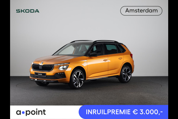 Škoda Kamiq Monte Carlo 1.0 TSI 115pk DSG-7 | 18 inch | Blind Spot | Navigatie | Adaptive Cruise | Panoramadak | Stoelverwarming |