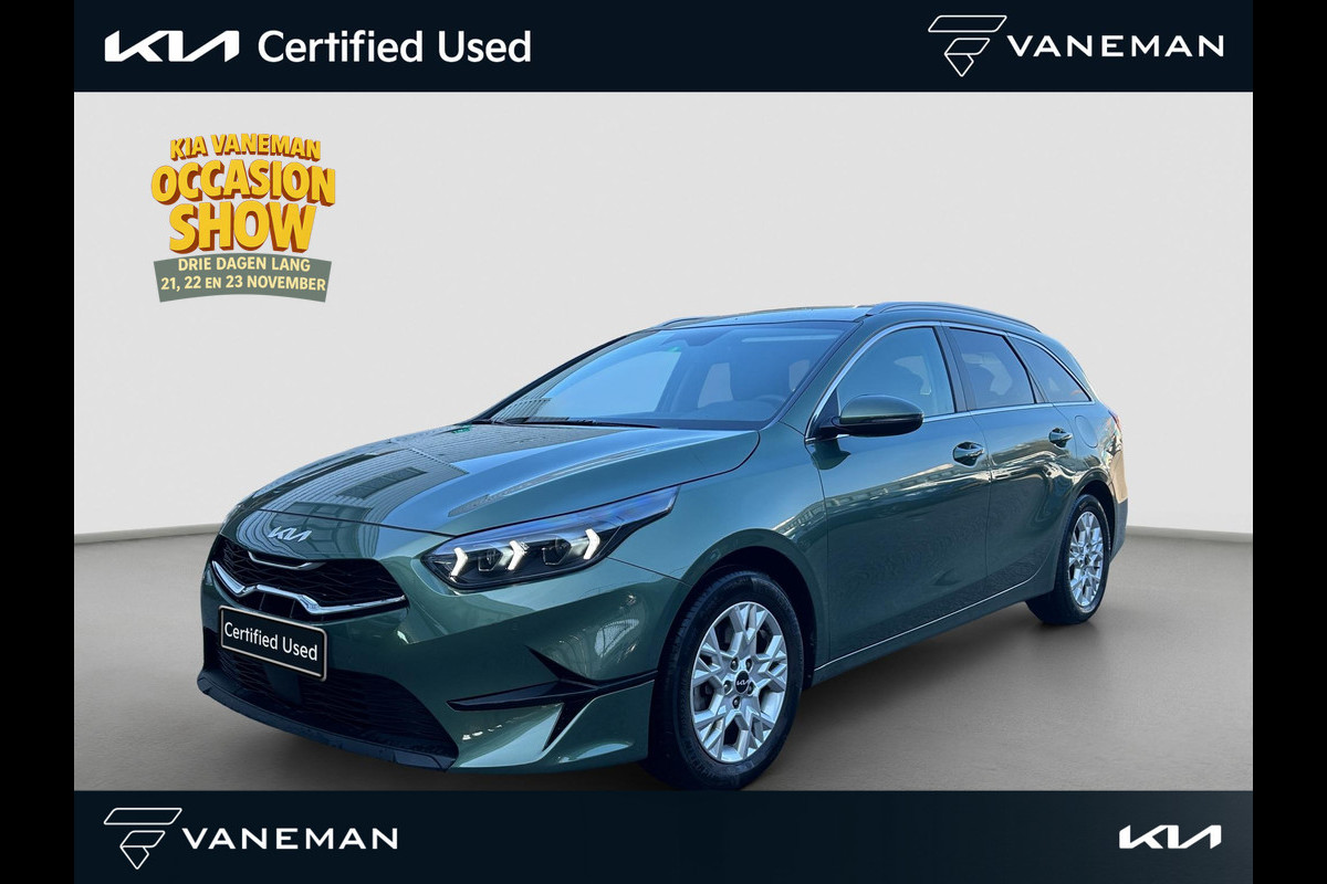 Kia Ceed Sportswagon 1.0 T-GDi DynamicPlusLine Camera | Navi | H-Leder | Stuur-/Stoelverwarming | Clima | Key-Less | Apple CarPlay/Android Auto | PDC | Cruise | LED |