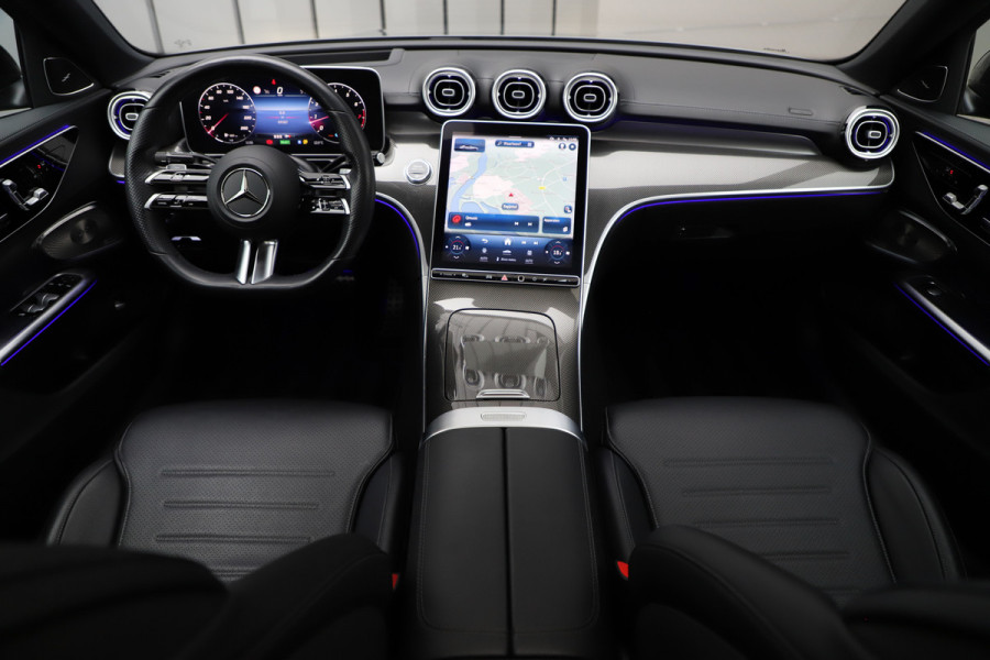 Mercedes-Benz C-Klasse 200 AMG Launch Edition | 204PK | Head-up | Keyless-go | Burmester | Sfeerverlichting | Memory | Leder | Pano | Trekhaak | NL-Aut
