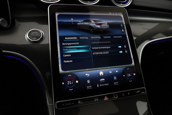 Mercedes-Benz C-Klasse 200 AMG Launch Edition | 204PK | Head-up | Keyless-go | Burmester | Sfeerverlichting | Memory | Leder | Pano | Trekhaak | NL-Aut