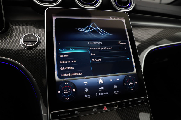 Mercedes-Benz C-Klasse 200 AMG Launch Edition | 204PK | Head-up | Keyless-go | Burmester | Sfeerverlichting | Memory | Leder | Pano | Trekhaak | NL-Aut