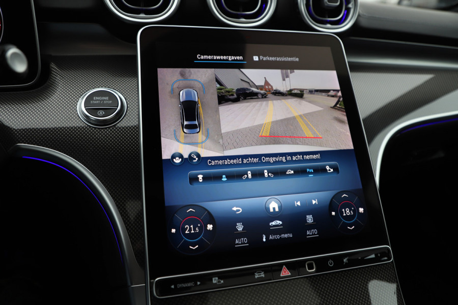 Mercedes-Benz C-Klasse 200 AMG Launch Edition | 204PK | Head-up | Keyless-go | Burmester | Sfeerverlichting | Memory | Leder | Pano | Trekhaak | NL-Aut